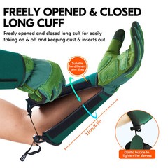 Vgo 1 Pair Gardening Gloves With Long Sleeves,Thorn Proof,Touchscreen(SL7477)