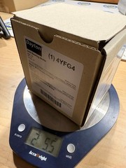 Dayton 4YFG4 unit bearing motor : Cast aluminum frame, rear/double foot mounting