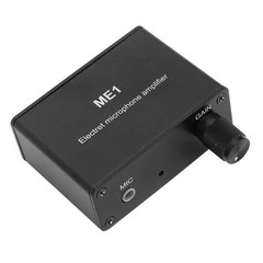 Electret Microphone Amp Adjustable Gain 0‑20db Condenser Mic Headphone