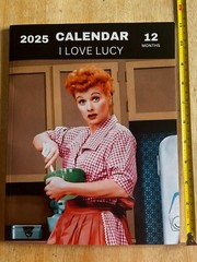 I Love Lucy – 2025 – 12-Month Calendar Planner Book – Lucille Ball