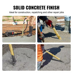 Electric Concrete Vibrator 1500Watt 16000Vpm Copper Motor Handheld Pencil Cement