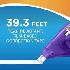 Quick Dry BIC EZ Correct Correction Tape – 4 Count, Perfect for Home & Office