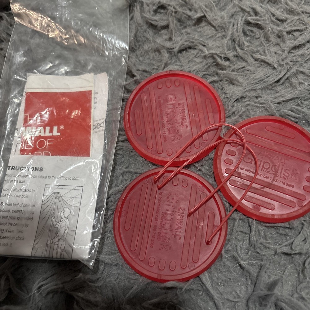 3 COUNT ZIPWALL GD2 ZipWall Gripdisk
