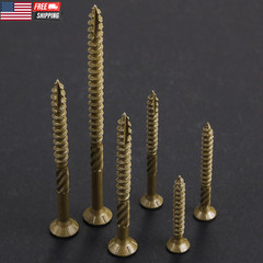 #10 * 3″ Deck Screws, (137Pcs) 2 Lbs.Exterior Wood Screws, Rust Resistant Epoxy