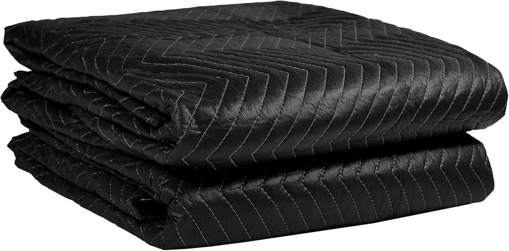 2 Pack Thick Moving Blankets, 80″X72″ Heavy Duty Furniture Moving Pads, Quilted