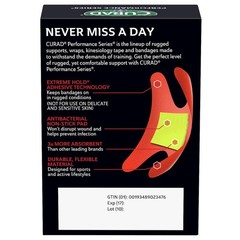 Curad Performance Series Fingertip and 20 Count (Pack of 1), Multi-color