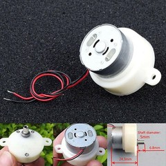 3-9V Mini DC Gearmotor Micro Low Speed High Torque Gear Motor Plastic Gearbox