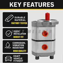 PGP51063G3LP For AGT-H15R Mini Excavator Hydraulic Gear Pump Double Acting Pump