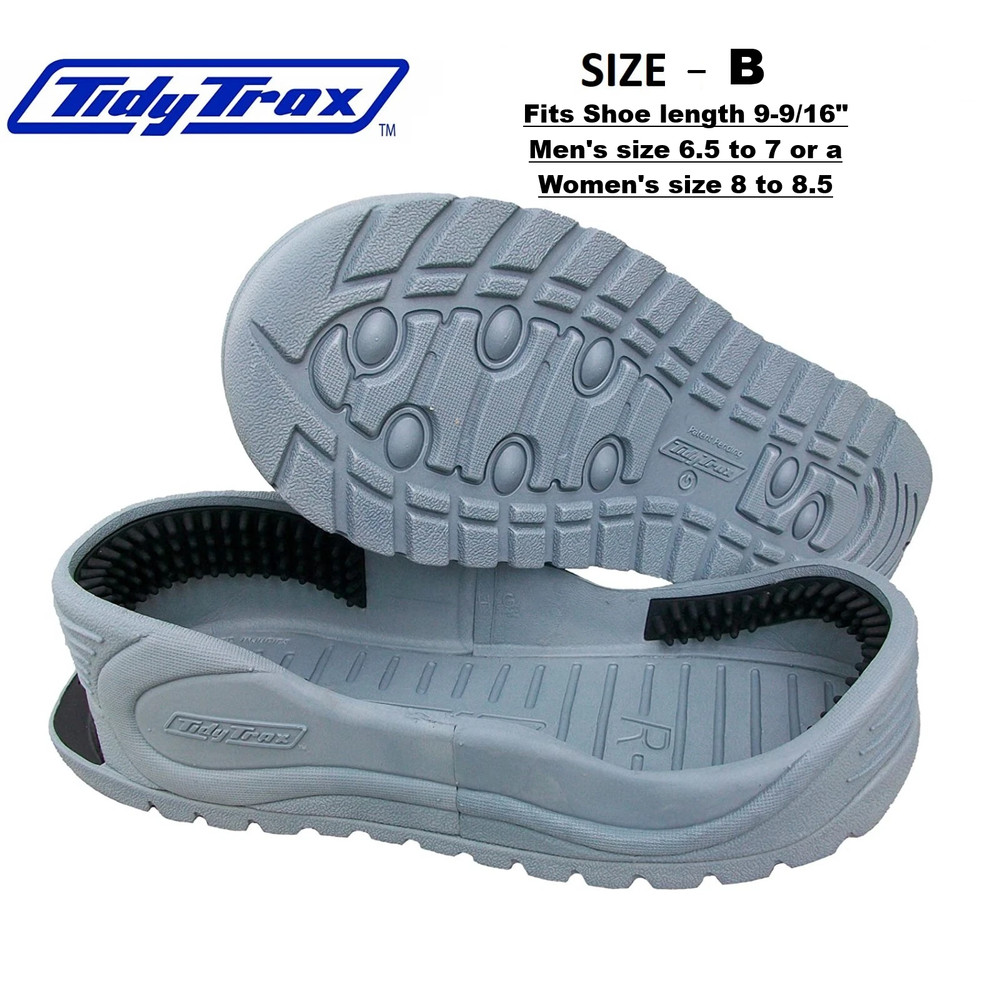 (Size 6.5 Men’s – 8 Women) Tidy Trax (B) Hands-Free Shoe Boot Indoor Covers