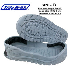 (Size 6.5 Men’s – 8 Women) Tidy Trax (B) Hands-Free Shoe Boot Indoor Covers