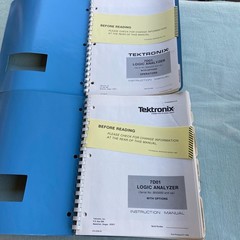 Tektronix Instruction Manual 7D01 Logic Analyzer 1st Printing 1976 w/ Options O