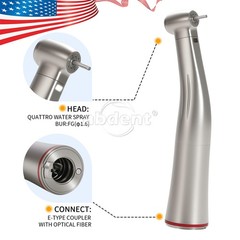 1:5 Increasing Fiber Optic Contra Angle Handpiece Push Button Abdent Dental NEW