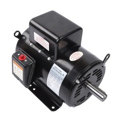 5 HP Single Phase ODP Compressor Motor 184T Frame 208-230V 60Hz Industrial