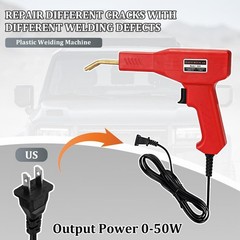 Portable Vehicle Plastic Welder Gun Kit for Bumper Repair – 200 Staples Included
