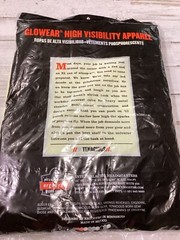 Ergodyne Glowear High Visibility Work Gear, L-XL Lime Sleeveless Vest, New