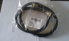 1 pair GE Washing Machine Hoses 4 ‘ length 1/2 ” ID hose WH41X58 new faucet ends