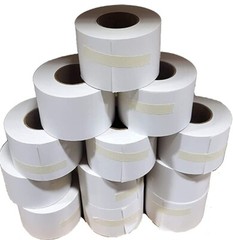 VisionTechShop ISHIDA 1821-B 64mm X 40m, Continuous Strip, Blank, 12 Rolls/Case