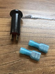 Indicator Panel Light Calterm RED 12VDC 40410 (NEW) Qty-1 Free Same Day Shipping