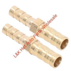 2Pcs Hose Barb Reducing Connector Fitting Splicer (8mm(5/16in) To 6mm(1/4in))