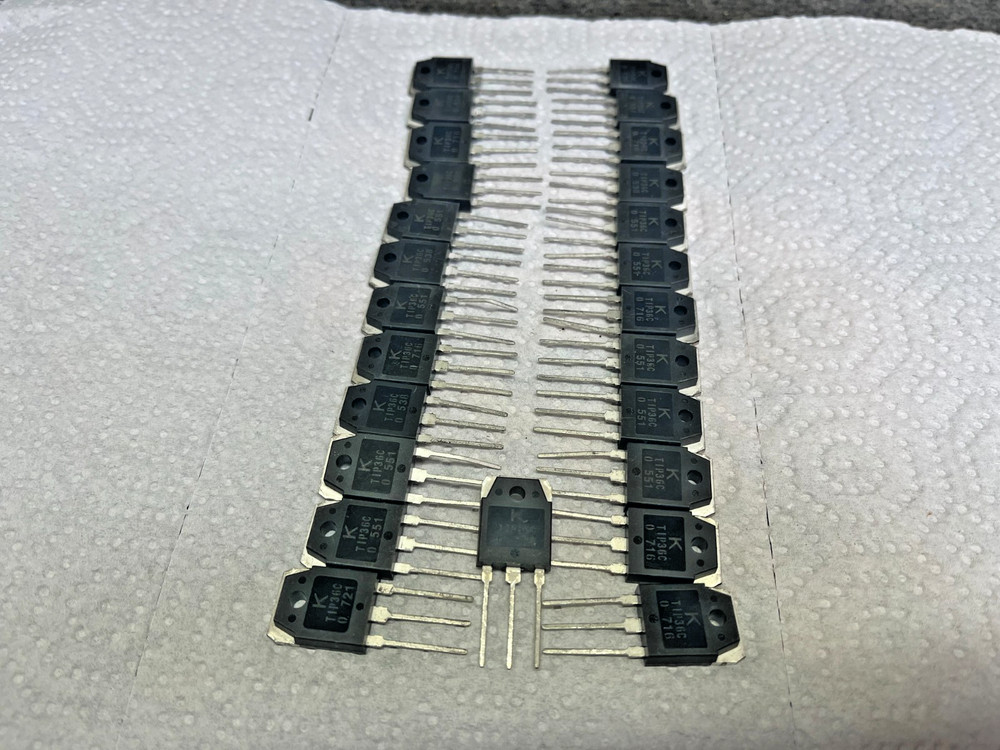 25 pcs Genuine ST TIP36C TO-218 NPN 25A 100V Power Transistor