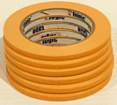 Tape Logic® ORANGE Masking Tape 1/4″ X 60 yards (4.9mm) T93100312PKD 12 Rolls