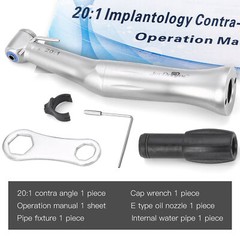Dental Handpiece Implant Contra Angle 20:1 Low Speed E-type φ2.345-2.355mm Burs