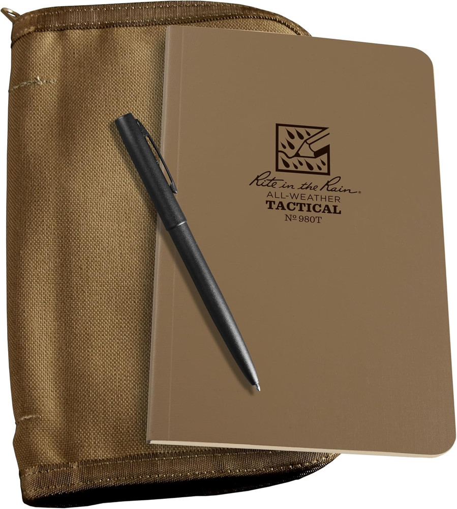 Weatherproof Tactical Field Kit with CORDURA Cover, Notebook & Pen