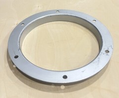 10” Diameter Angle Iron Duct Mounting Flange – 10 in. – Galvanized Steel – Round