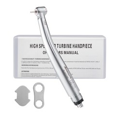 Dental High Speed Handpiece LED E-generator Push Button 3 Water Spray 4H US
