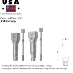 US Straumann B0ne Level NC/RC Healing Abutment Scanbody Analog Impression Coping