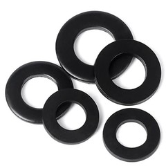 Black Flat Washers Grade 8.8 DIN 9021 Carbon Steel M2 M3 M4 M5 M6 M8 M10 to M30