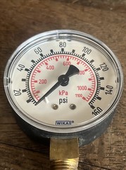 NOS Wika Gauge 8990595 WIKA 111.10 Pressure Gauge, 0-160 PSI, 2.5″ Dial
