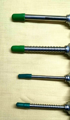 4pc Laparoscopic Trocar Cannula 5mm/10mmx100mm Endoscopy Surgical Instruments