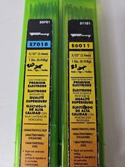 Forney 30701/E7081 (20) & 31101/E6011 (21) Welding Rod 3/32″ 2.4MM / 1 Lb 0.45Kg