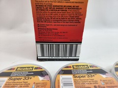 10 Pack Black Vinyl 33 Electrical 3m Scotch Tape “06133” Electric Tape Bundle