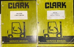 Clark C500 Service Manuals OH-354 OH-354D Y180/350 16-25k