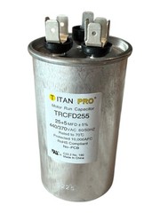 Titan Pro TRCFD255 Dual Motor Run Capacitor 25+5 mfd, 440/370 vac