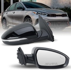 Right Passenger Side Mirror Fits 2019 2020 2021 2022 2023 KIA Forte Mirrors with