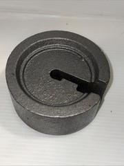 Vintage Zimmer Medical Weight Hanging Traction Industrial 5 Pound Cast Iron