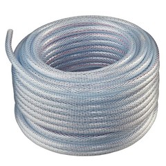 3/4″ ID x 1″ OD x 100′ – High Pressure, Reinforced, Braided PVC Vinyl Tubing