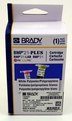 Brady 110933 BMP21 Series Clear Polyester Labels White Printable Zone Y4075427