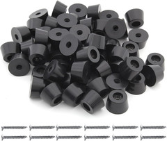 60Pcs round Rubber Feet Bumpers, 3/4″ (19Mm) W X 7/16″ (11Mm) H, Non-Slip Cuttin