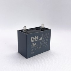 CBB61 250V 4/5/6/8/10/12/15/20/24/25 UF Fan Motor RUN Capacitor 2 PINS