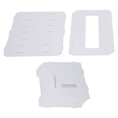 Horizontal Seven Layer File Organizer 7 Tier Tray Paper Sorter Holder Organizers