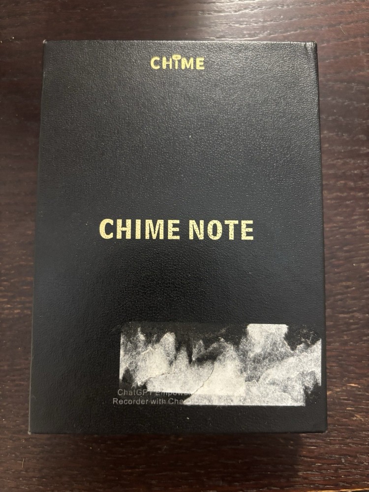 Chime Note Pro Ai Voice Recorder 64GB CHATGPT Meetings Lectures NIB