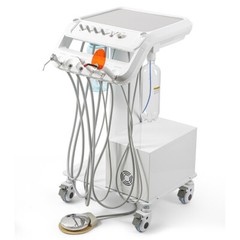 Portable Dental Delivery Unit With Air Compressor Curing Light Ultrasonic Scaler