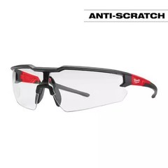 Milwaukee 48-73-2010 Safety Glasses Clear Hard Coat Anti-Scratch Lenses
