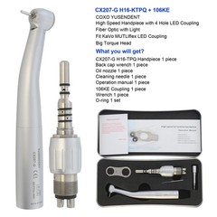 COXO Dental Handpiece Fiber Optic High Speed Turbine For KaVo MULTIflex 4 6 Hole