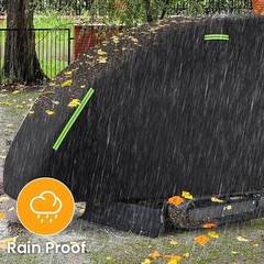 210D Oxford Fabric Mini Excavator Cover Waterproof For E20 (Black)