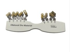 Dental IPS Natural Die Material Shade Guide Ivoclar Vivadent ND1-9 Abutment